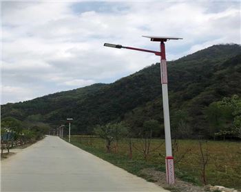 新農(nóng)村太陽能路燈-甘肅隴南路燈項(xiàng)目