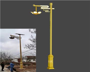 寶雞鳳翔美麗鄉(xiāng)村太陽能路燈項目